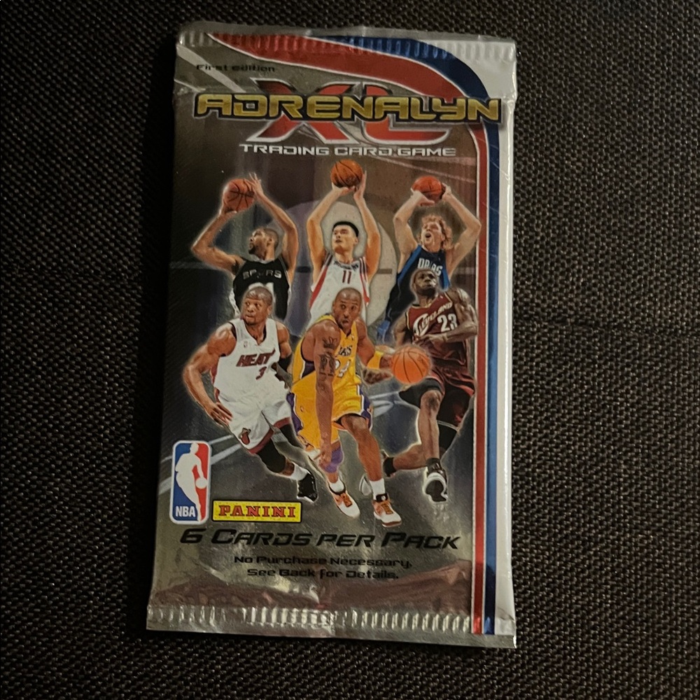 #0631 + COLLECTIONS:Adrenalyn NBA Trading Card Pack - Red, Blue, White. Seals.